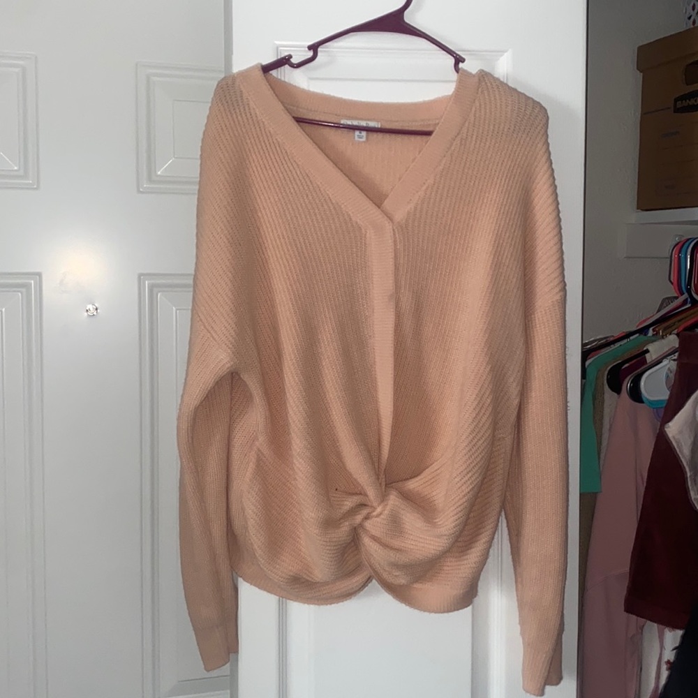 Pink sweater